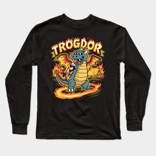 Trogdor the Burninator Dragon Long Sleeve T-Shirt